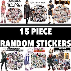 [NEW] 15 Random Piece Anime Stickers